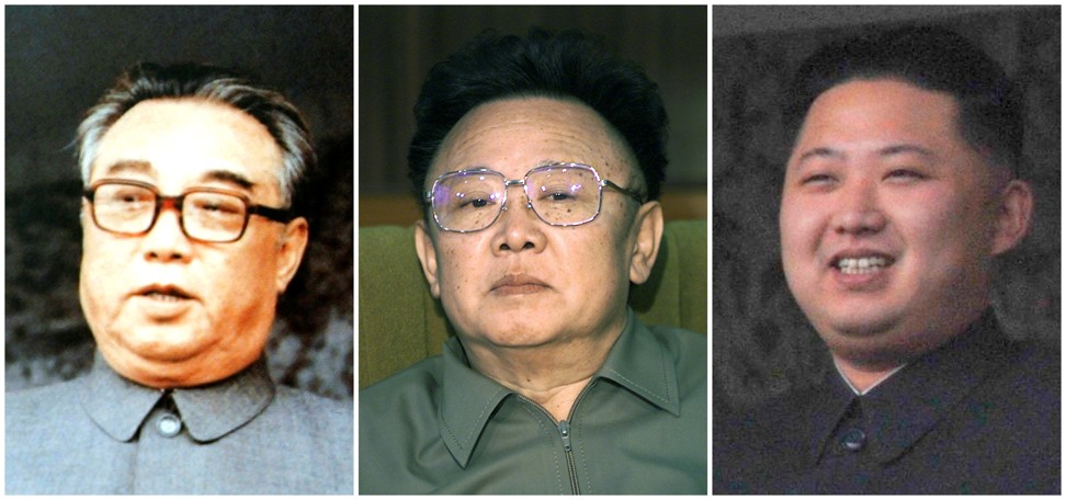 Kim Il-sung, Kim Jong-il and Kim Jong-un. Photo: Reuters/Kyodo