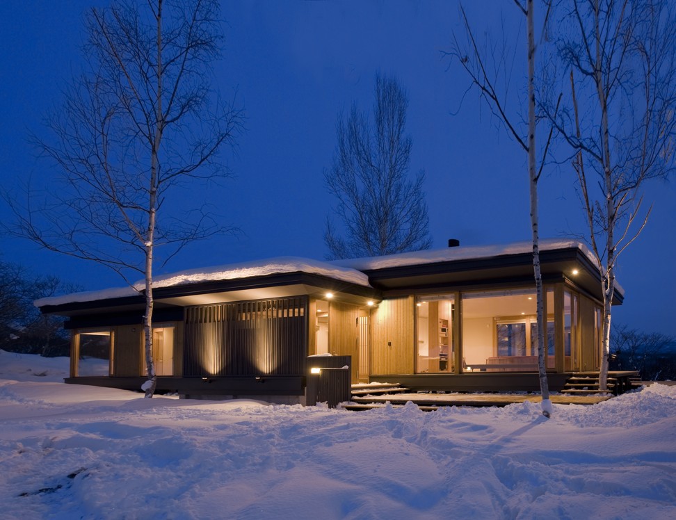 A house in the ski resort of Niseko in Japan, created by LI&Co..