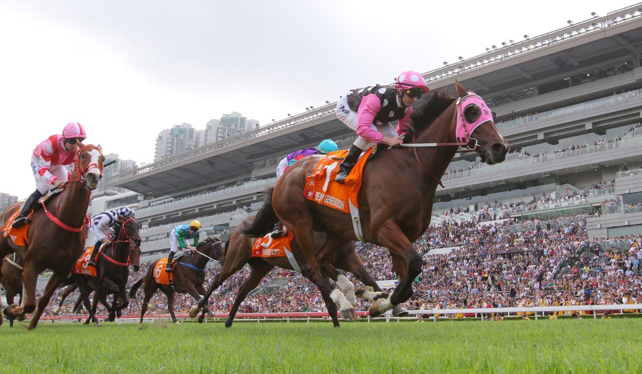 Beauty Generation wins the Group One Champions Mile.