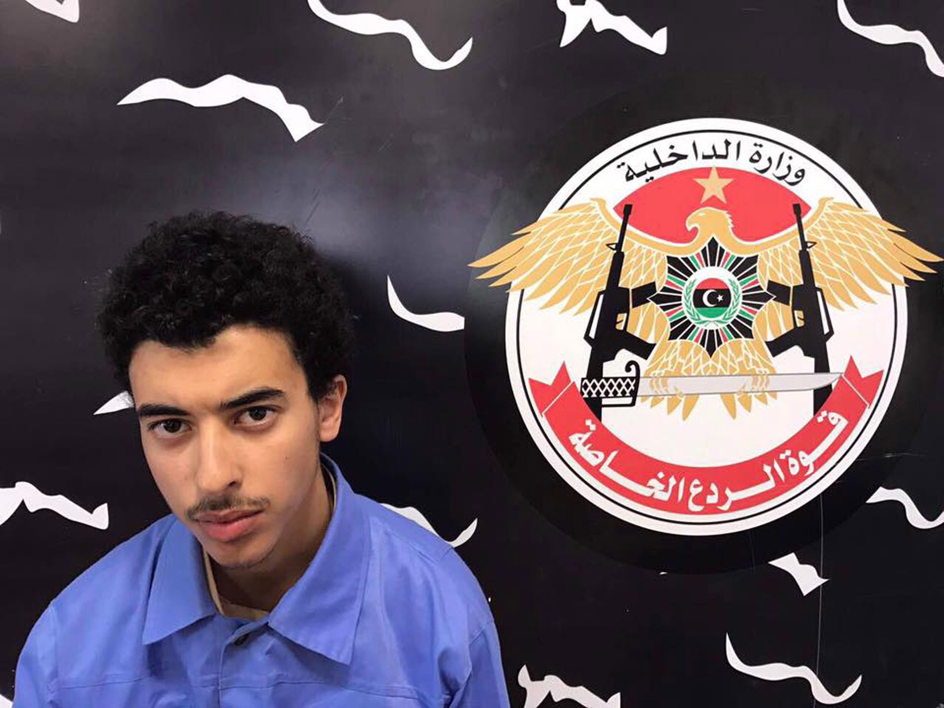 Hashem Abedi, the younger brother of Manchester Arena bomber Salman Abedi after he was arrested in Tripoli, Libya in May 2017. Photo: EPA