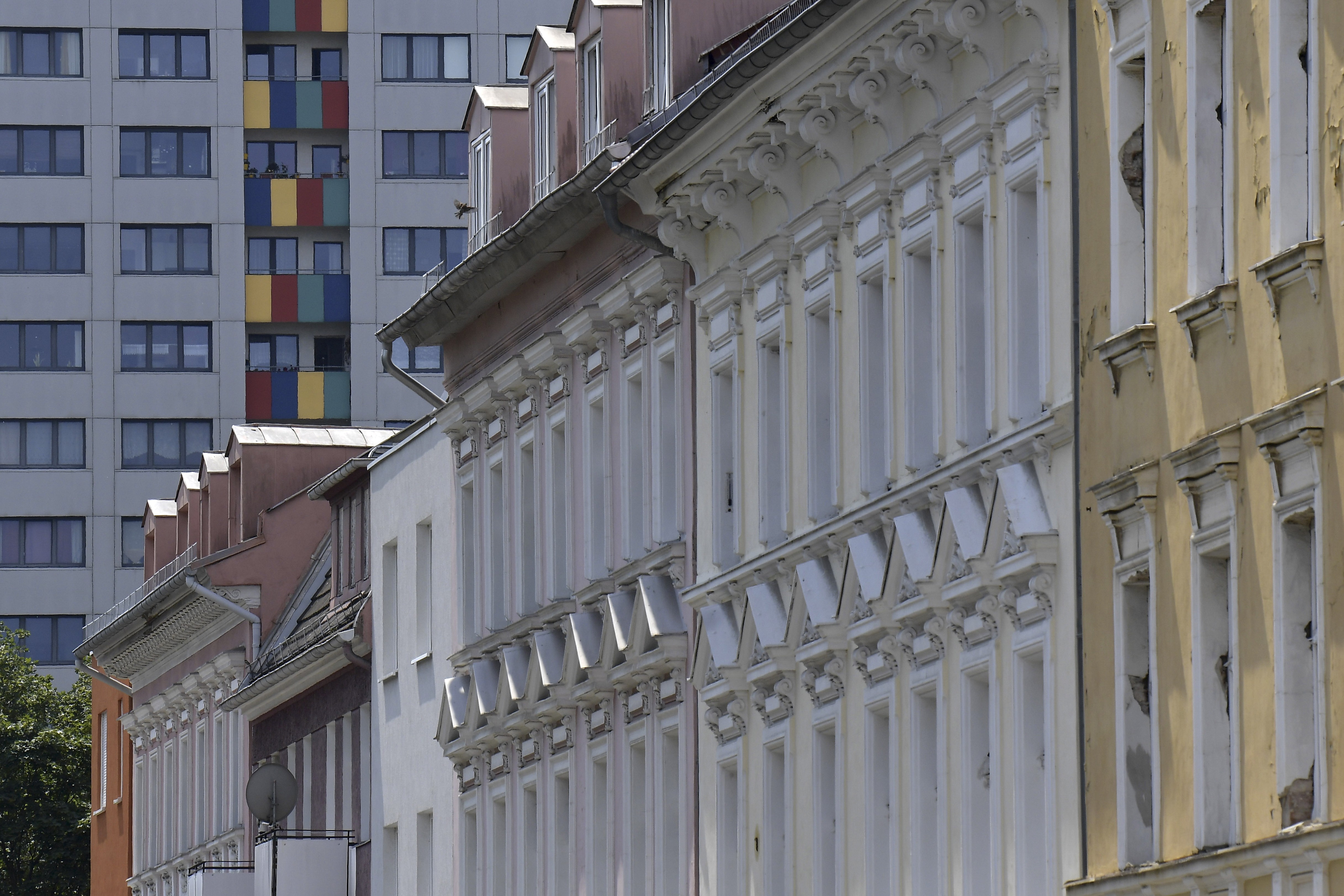 Residential buildings in Berlin’s Friedrichshain district. Photo: AFP