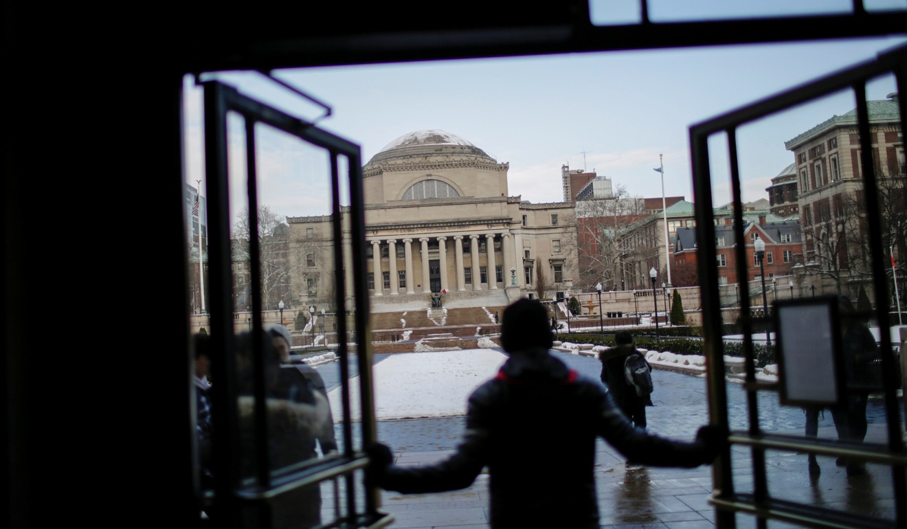 Columbia University in New York, where Yang is a visiting scholar. Photo: Reuters