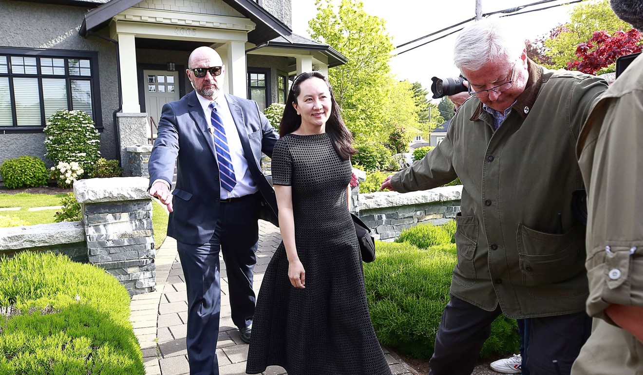 Huawei Technologies’ Meng Wanzhou was arrested in December. Photo: AFP