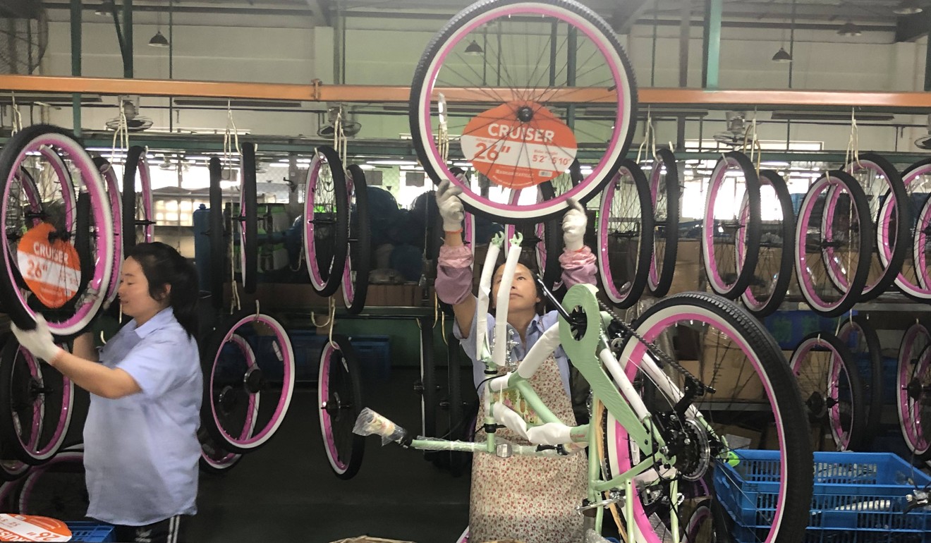 Trade officials at the Thai commerce ministry are investigating the origins of bikes and e-bikes made by 13 companies registered in mainland China and one from Hong Kong. Photo: Sidney Leng