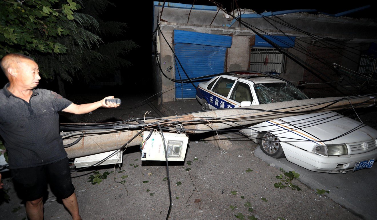The blast shattered windows and doors of buildings in a 3km (1.9 mile) radius. Photo: AP