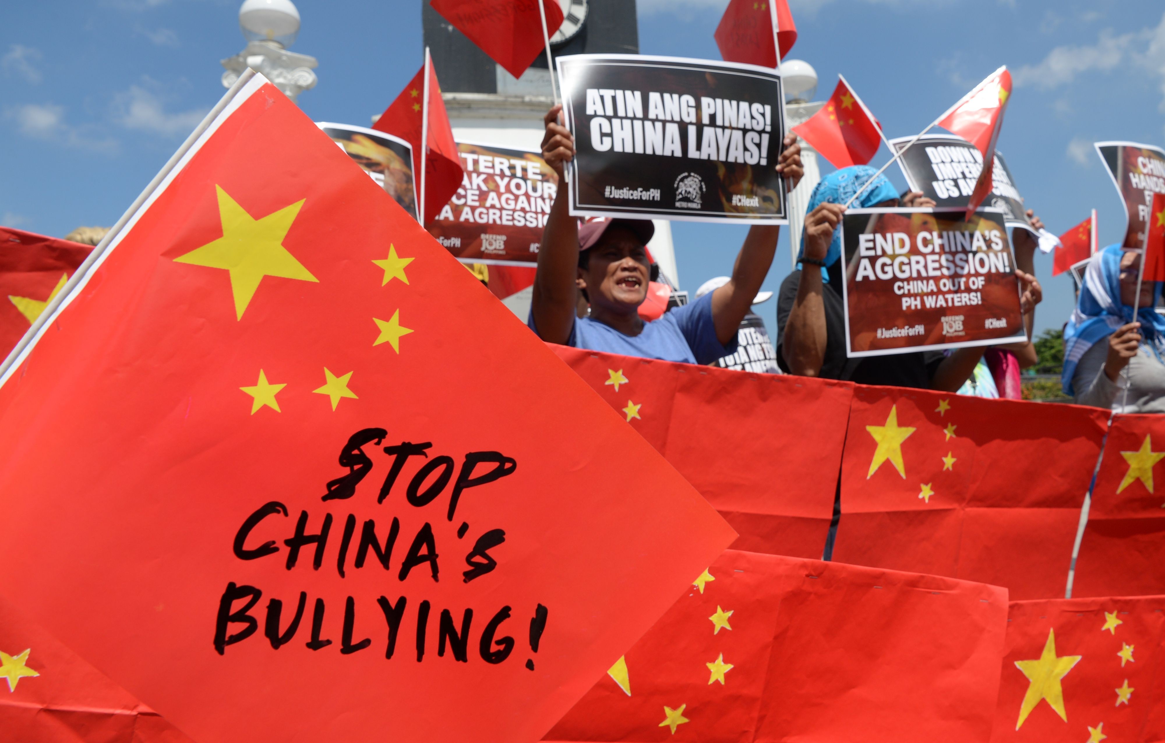 Tensions between Beijing and Manila are running high over disputes in the South China Sea. Photo: AFP