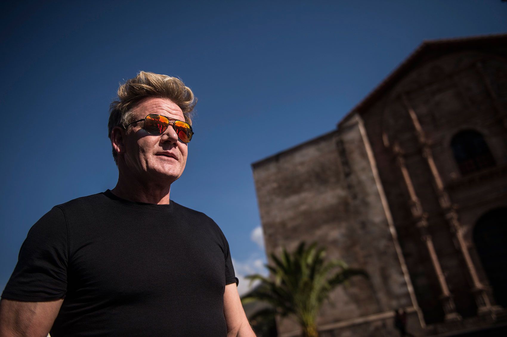 The National Geographic series Gordon Ramsay: Uncharted offers a cuddlier version of the fiery chef exploring the food cultures of Peru, New Zealand and Morocco. It could become compelling viewing. Photo: Ernesto Benavides/National Geographic