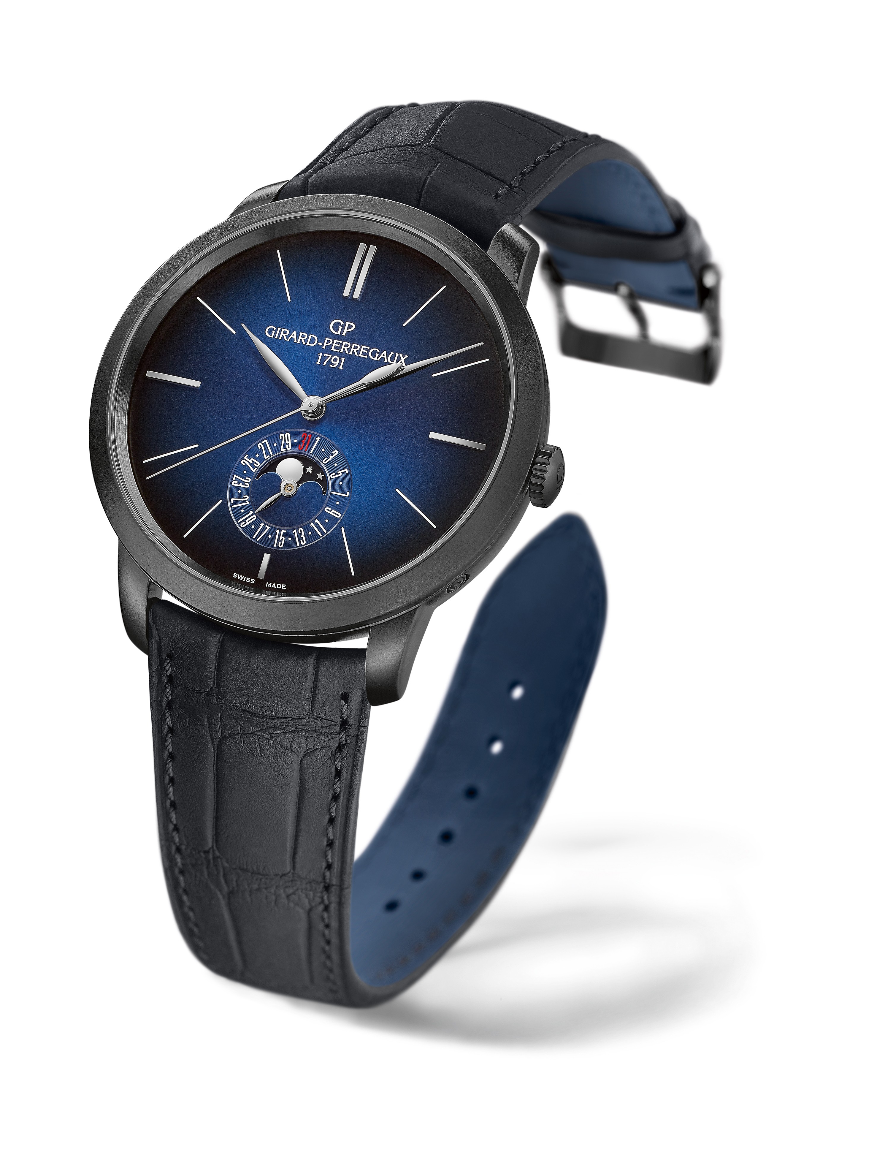 The Girard-Perregaux 1966 Blue Moon watch.