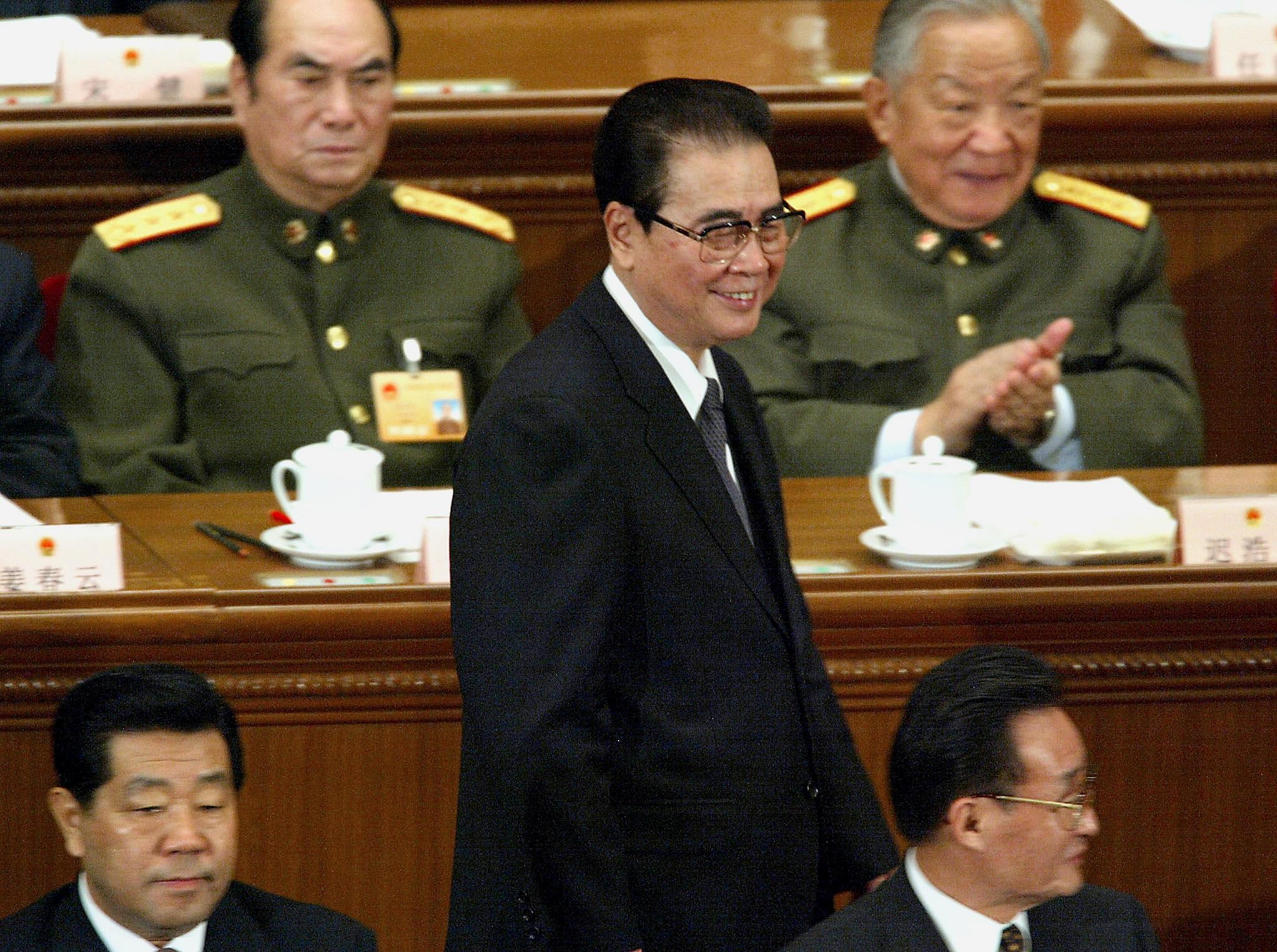 Li Peng, China’s former premier, died in Beijing late on Monday aged 90. Photo: AFP