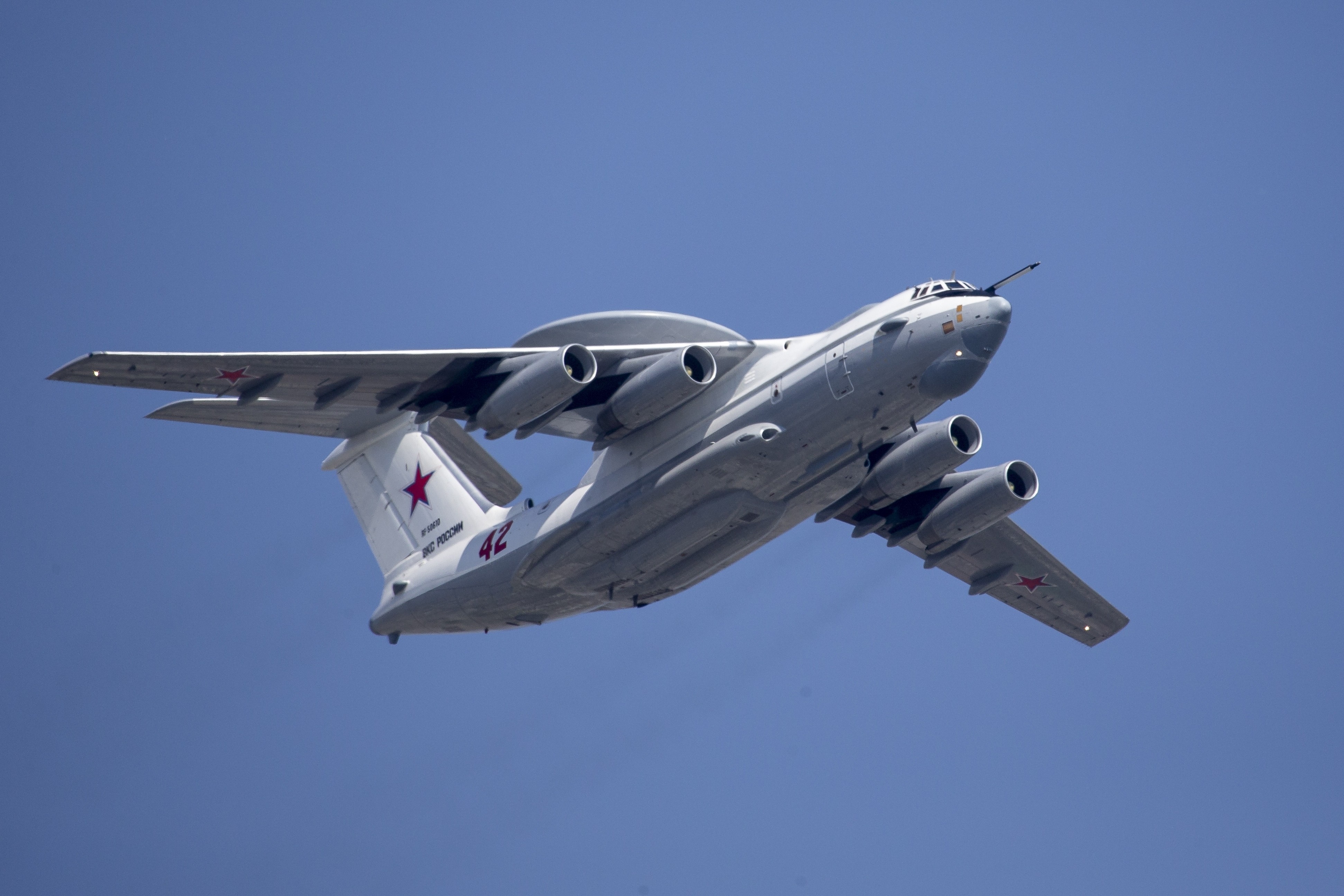 A Russian Beriev A-50 airborne early warning and control training aircraft flew into South Korean airspace on Tuesday, according to South Korea’s defence ministry, as part of a joint air patrol with China. Photo: AP