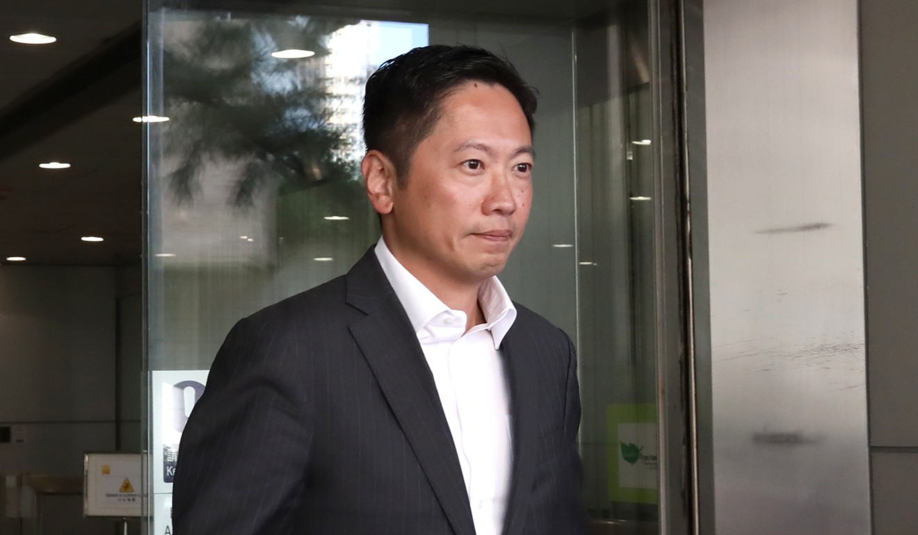Byron Tan Ye-kai, a former executive director at Convoy, at the Eastern Magistrates’ Court on Wednesday. Photo: Jonathan Wong