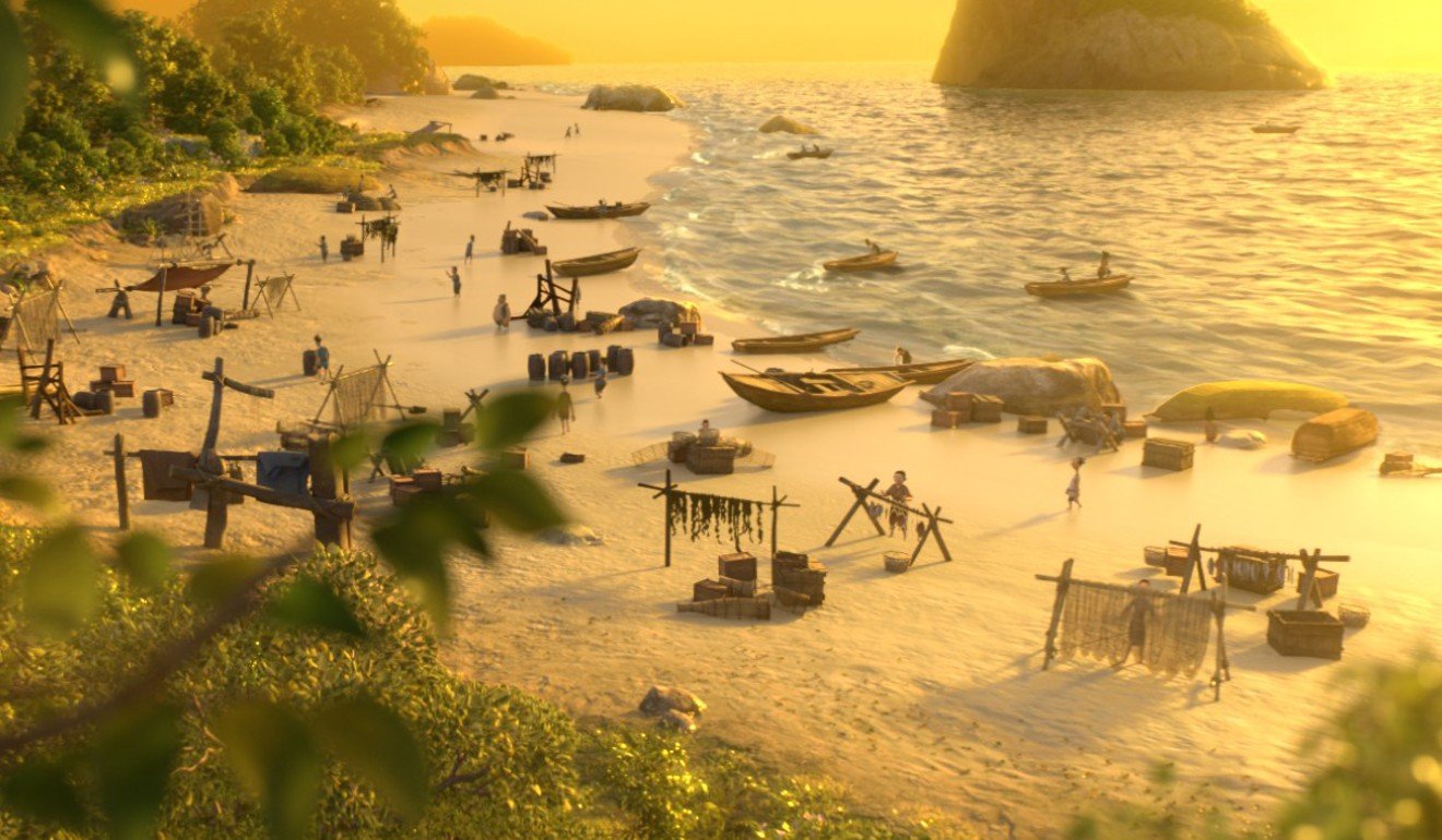 A screen grab from Nezha.