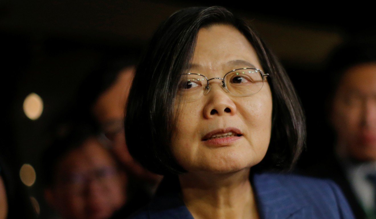 Taiwanese President Tsai Ing-wen is seeking re-election in January. Photo: Reuters