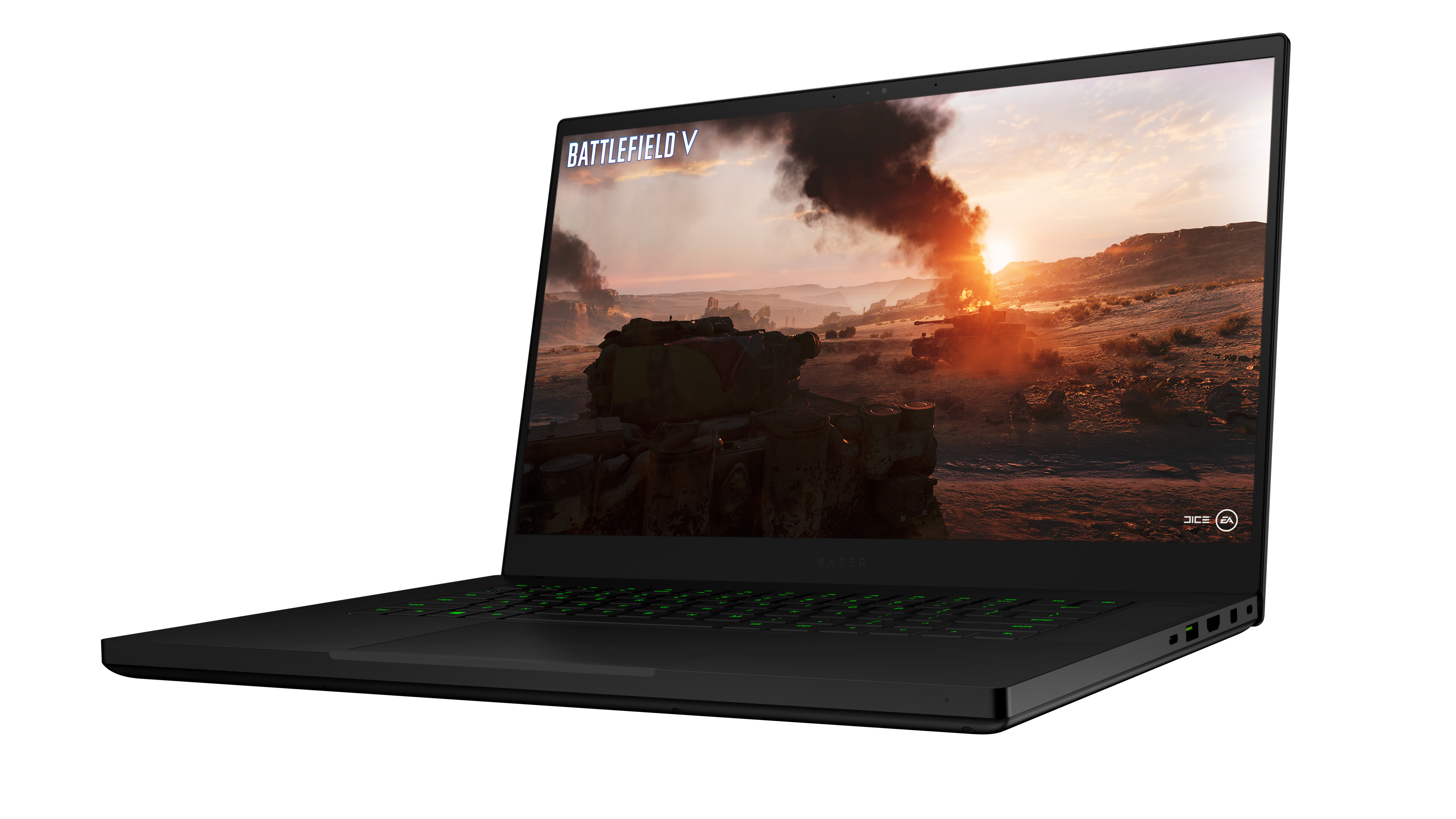 The Razer Blade 15 Advanced 2019 model gaming laptop comes with a matt 15.6-inch, full-HD screen flanked by slim bezels on the top and sides. A 4K OLED touch screen option is also available in selected markets. Photo: Razer