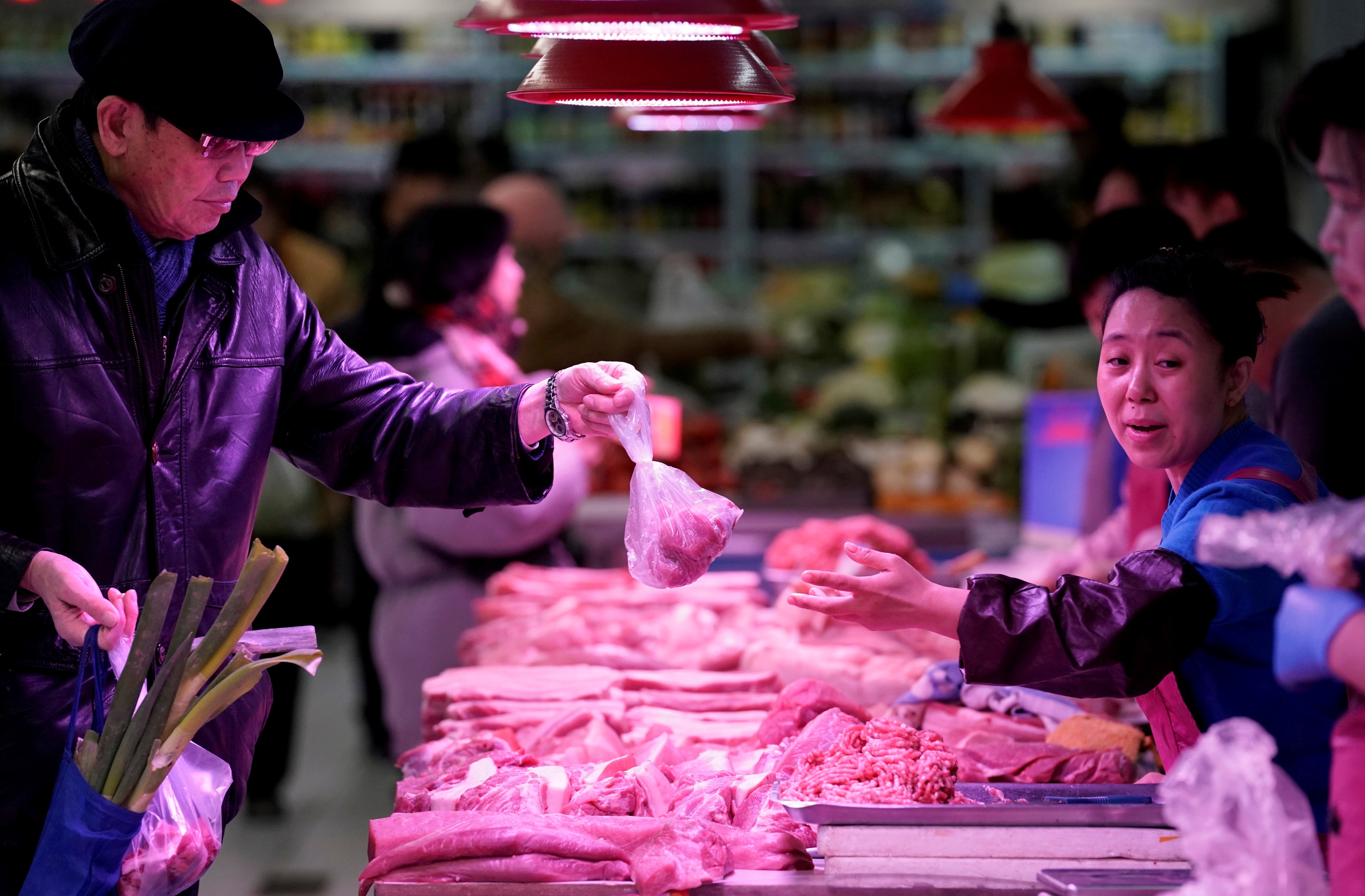 Pork prices rose by nearly 30 per cent in June compared with a year earlier, according to the Ministry of Agriculture and Rural Affairs. Photo: Reuters