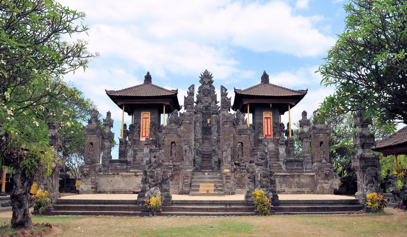 The entrance of Pura Meduwe Karang Temple at Kubutambahan village, in northern Bali. Indonesia's transport minister said that the island's second airport would help develop tourism in the quieter north. Photo: Shutterstock