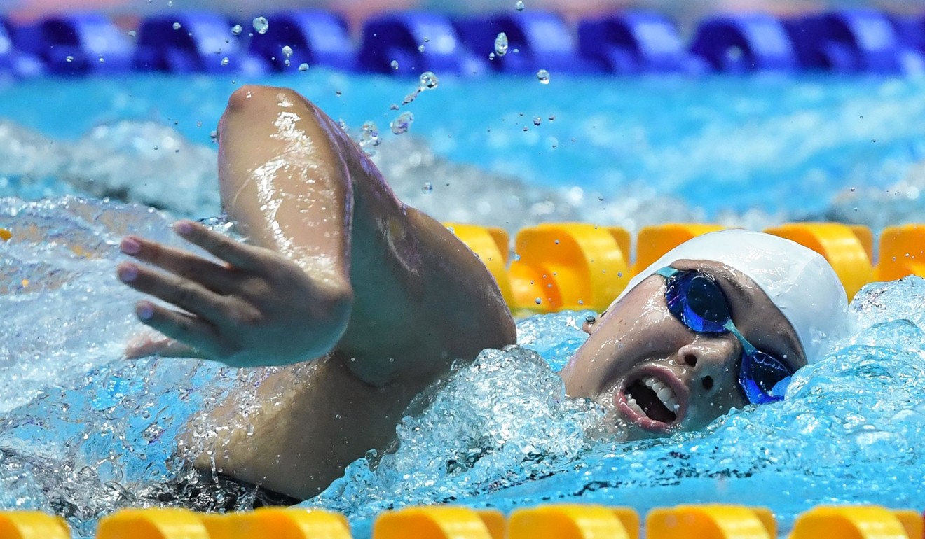 Siobhan Haughey said she was pleased with her 200m freestyle finish, but bronze would have been nice too. Photo: AFP