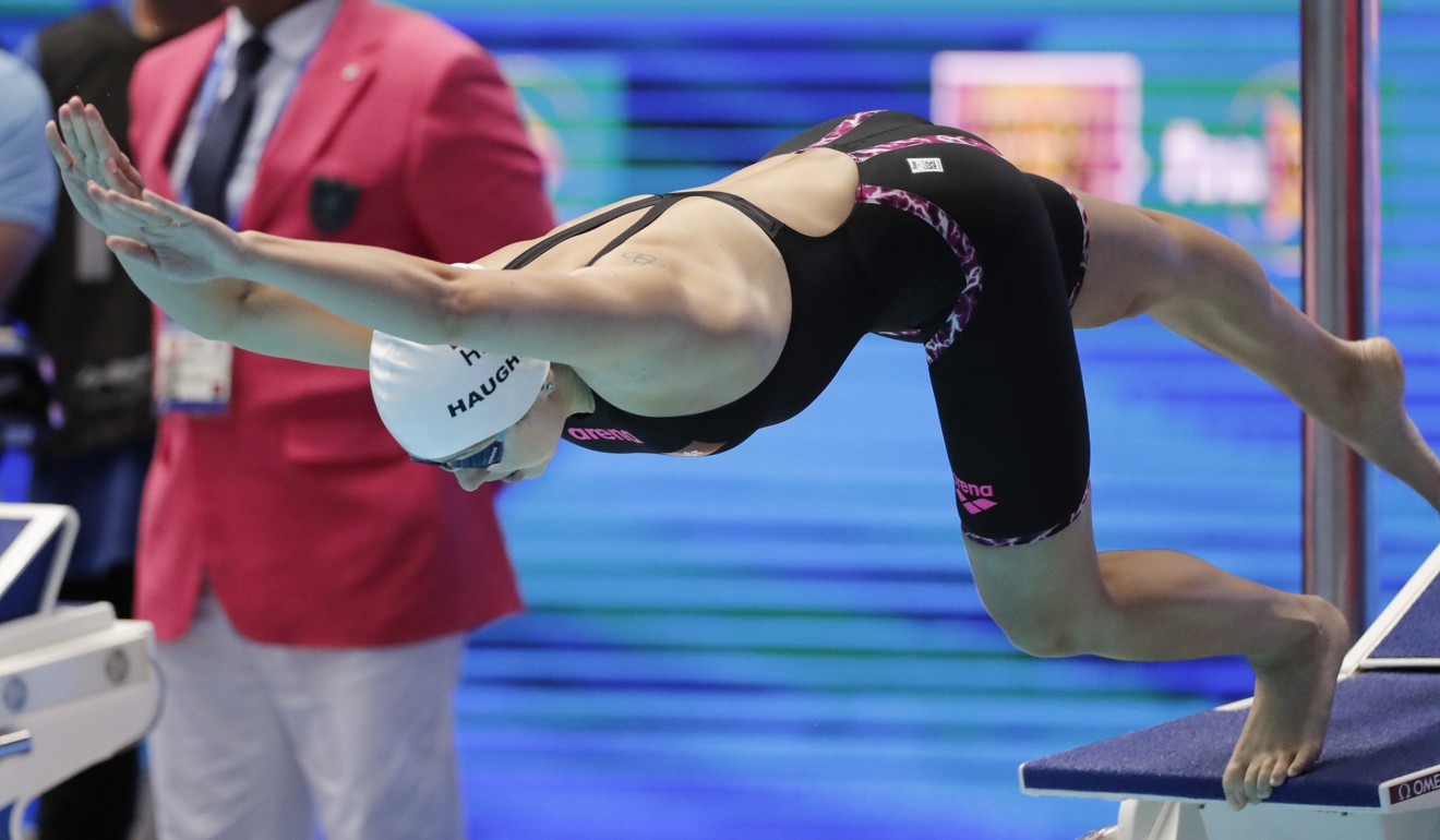 Siobhan Haughey during the world swimming championships in Gwangju, South Korea. Photo: AP