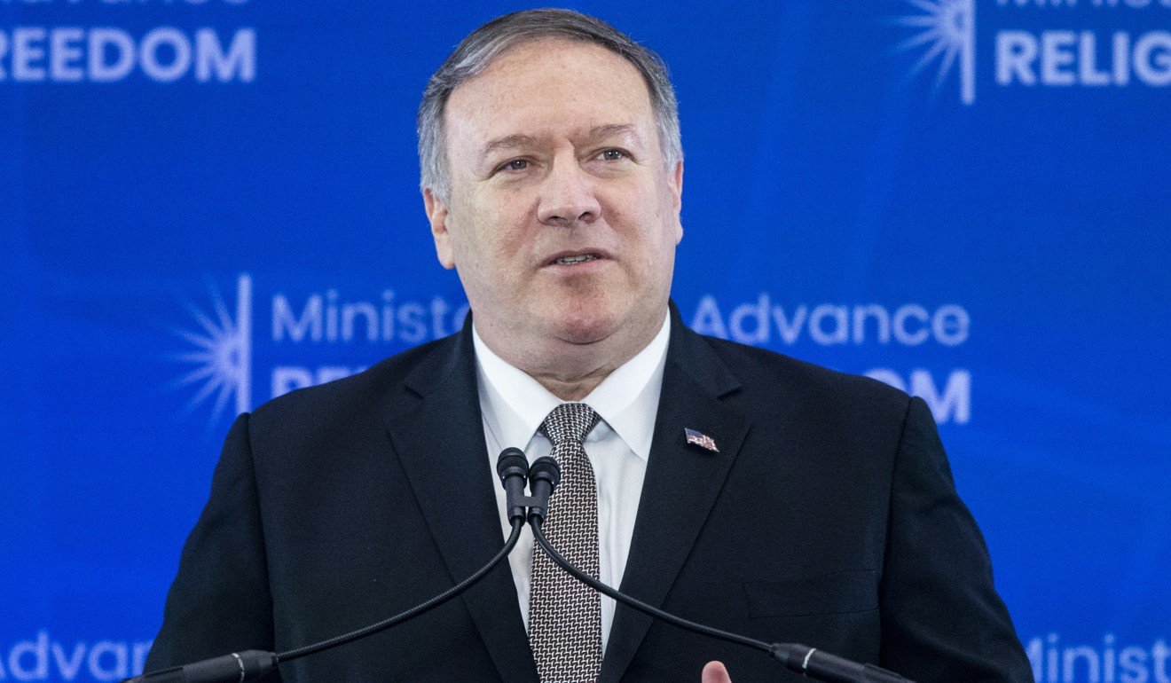 US Secretary of State Mike Pompeo is expected to meet Chinese Foreign Minister Wang Yi at Asean in Thailand. Photo: EPA-EFE