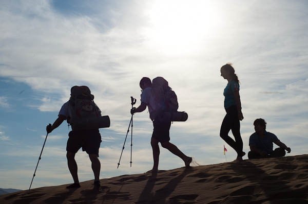 The Gobi March is a 250km multi-stage ultramarathon. Photo: RacingThePlanetLtd