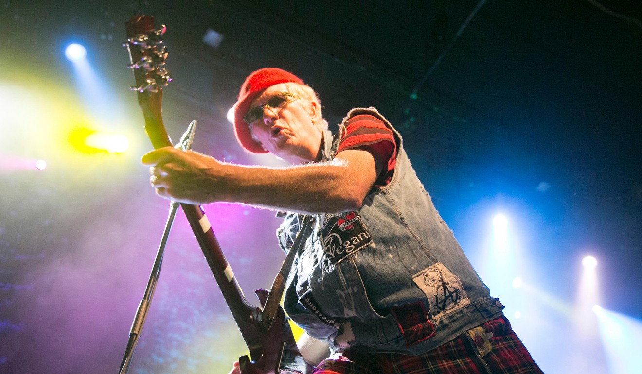 Captain Sensible rocking The Fillmore in San Francisco in 2017. Photo: The Photo Access/Alamy