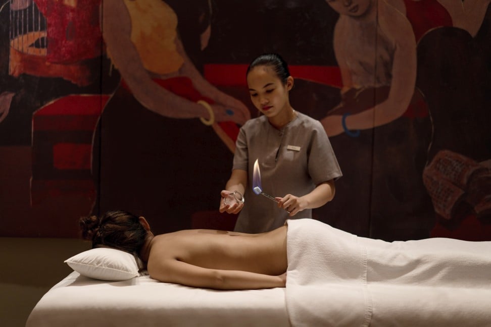 Guests can enjoy a Vietnamese massage at the Aman Spa.