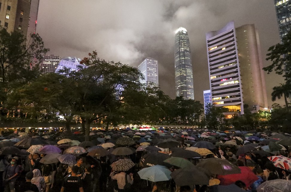Civil servants who joined the anti-extradition bill protest in Central on Friday said they did so in their personal capacity and on their free time. Photo: Felix Wong