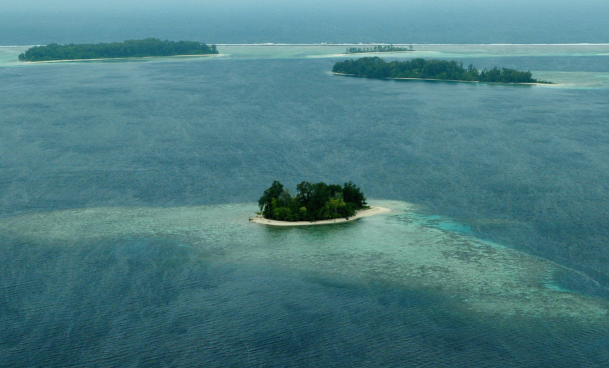 Islets in Western Province of the Solomon Islands. Photo: AFP