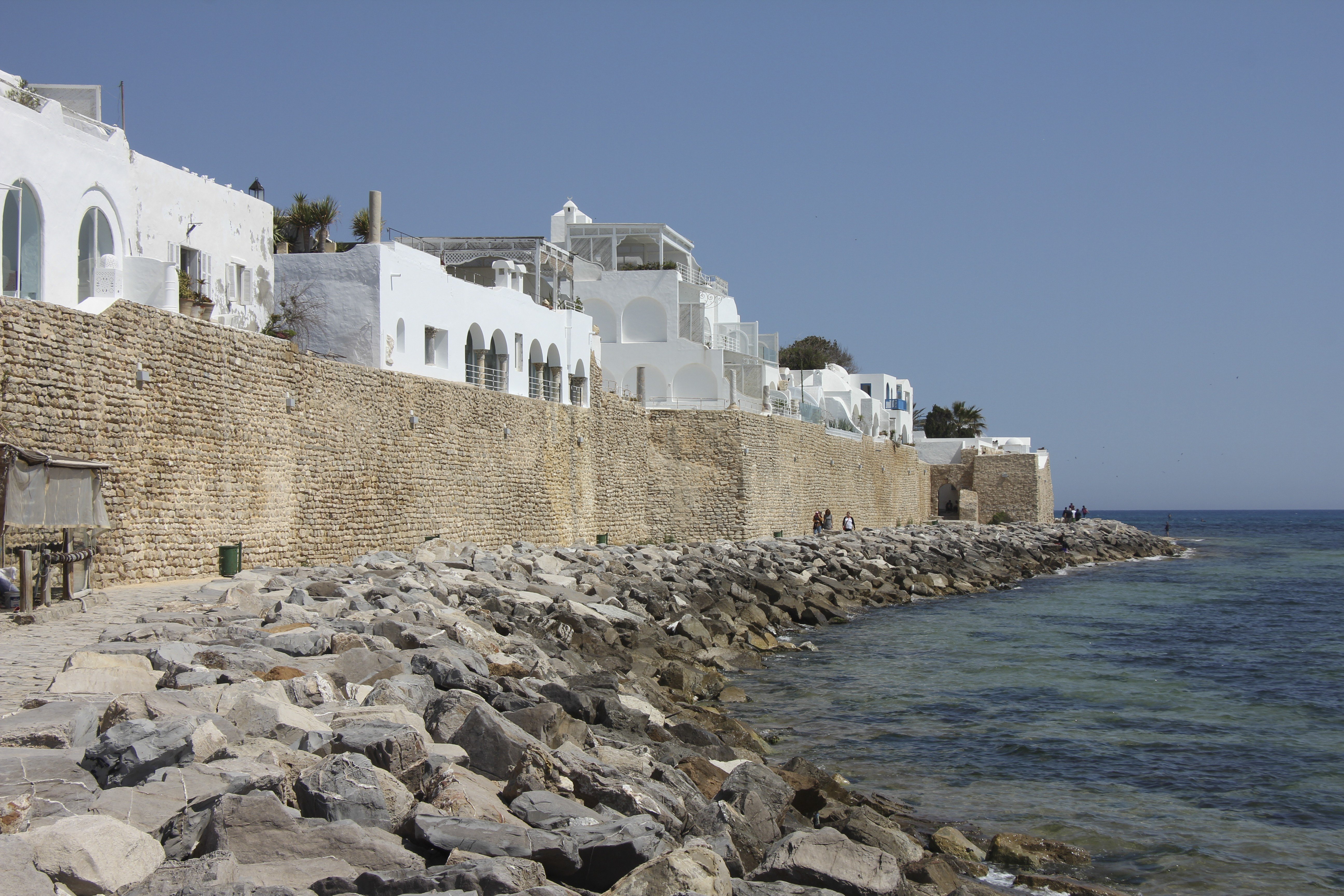 The walled fishing port of Hammamet, in Tunisia, a haven for travellers looking for an alternative to mass tourism. Photo: John Brunton