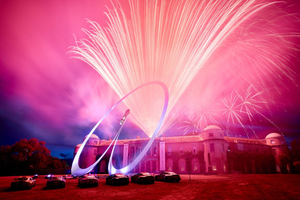 A firework display at this year’s Goodwood Festival of Speed. Photo: Dominic James
