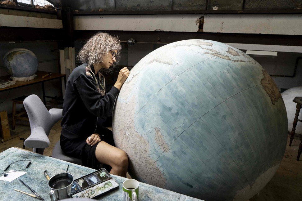 Some globes measure up to 50 inches in diameter. Photo: AFP