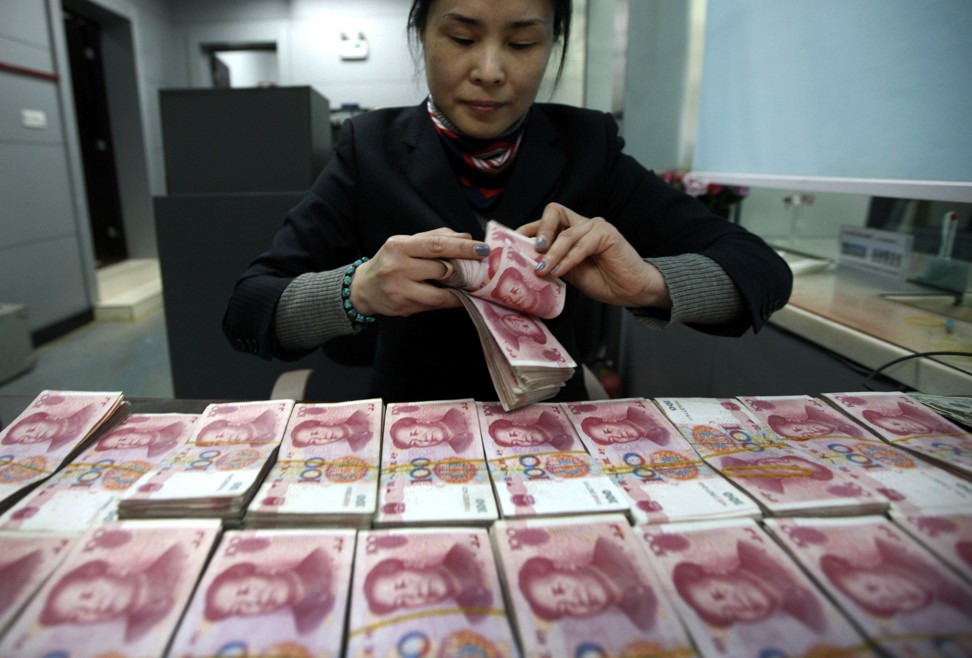 National aggregate financing (also known as total social financing) at the end of last month stood 10.7 per cent higher than a year earlier, down from 10.9 per cent in June, which had been the fastest growth since June 2018. Photo: AP)