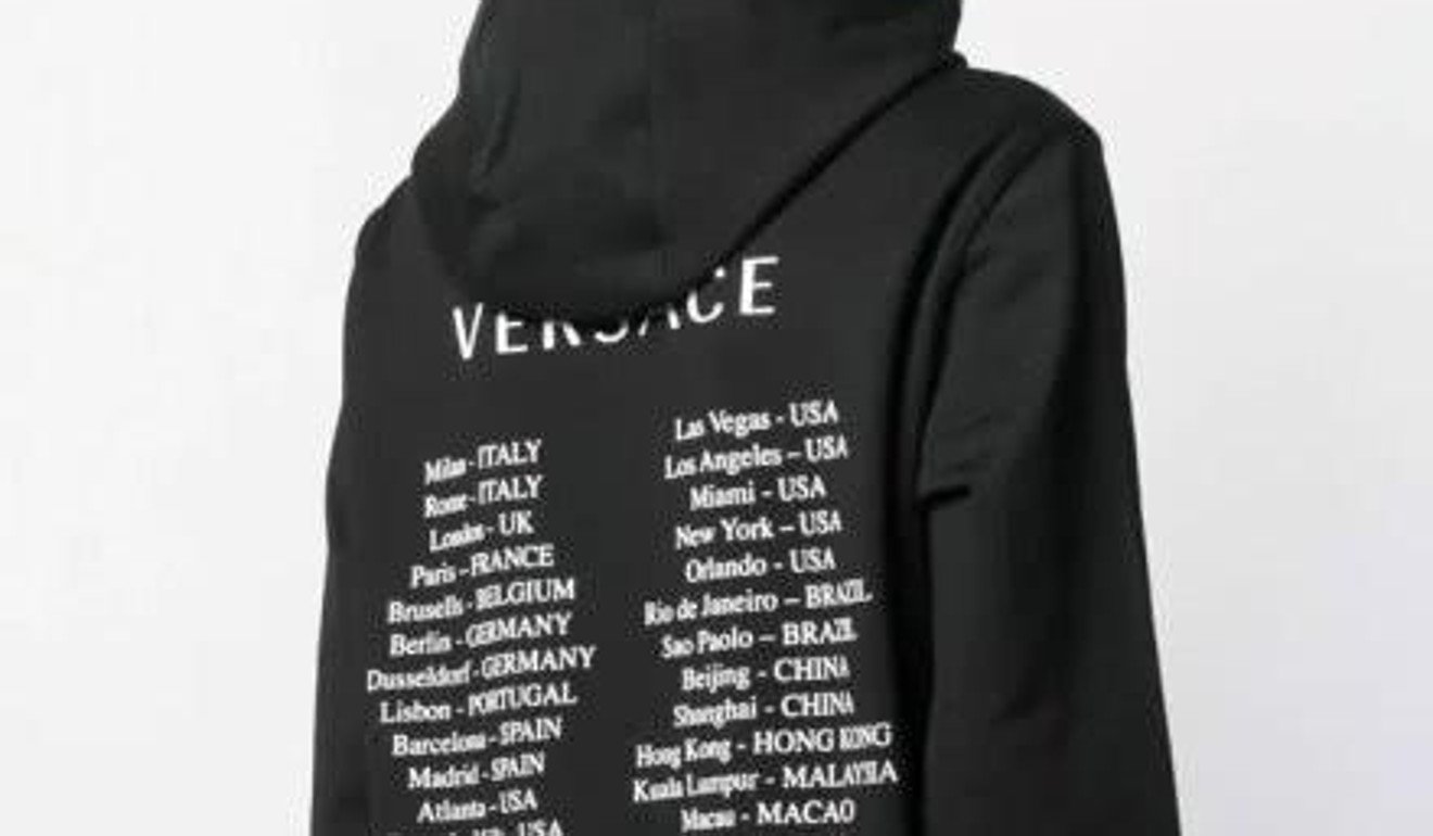 Versace loses Chinese brand ambassador over t-shirt designs listing Hong  Kong as a country -  - News from Singapore, Asia and around  the world