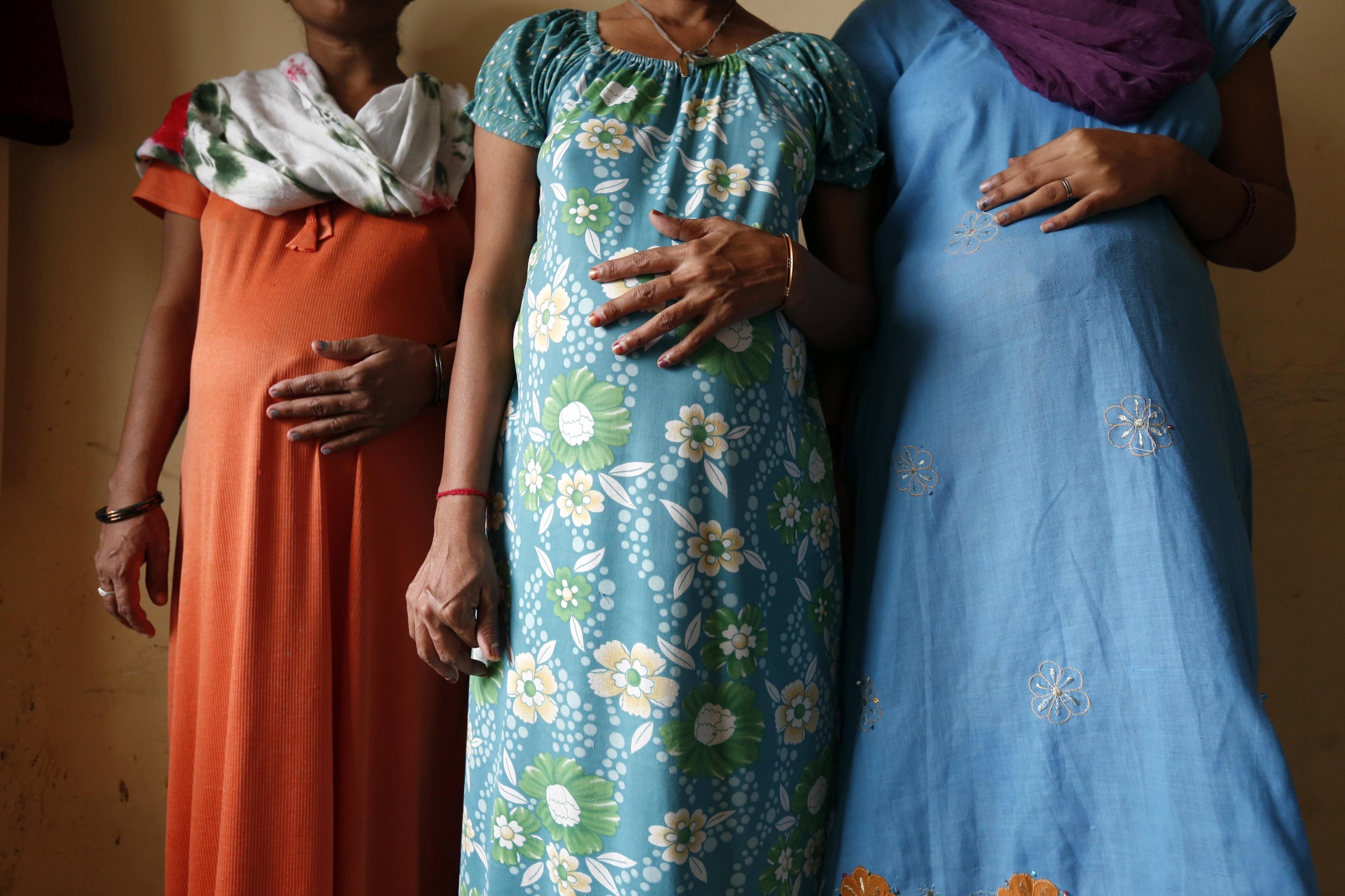 Surrogate mothers at a temporary home in Anand town. A strict new surrogacy bills proposes to tighten the rules around surrogacy. Photo: reuters