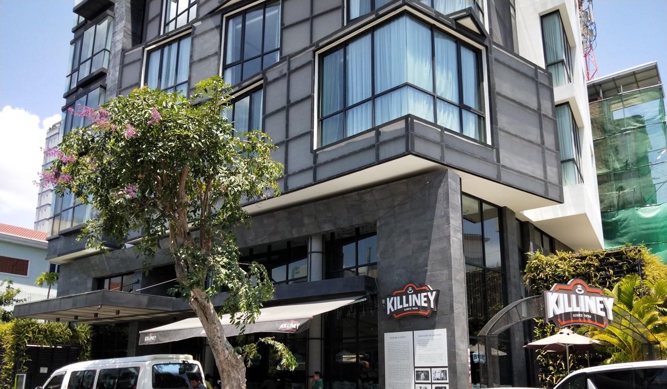 Limestoneâs pilot project at the Killiney Exchange coffee outlet encourages customers to make their transactions via blockchain through the app. Photo: Handout