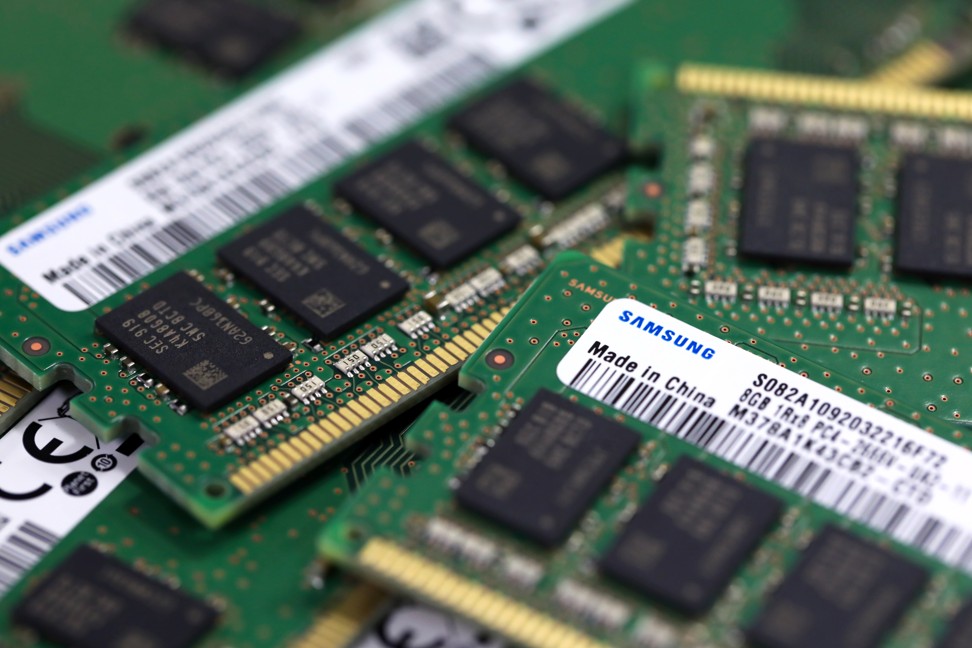 South Korea’s Samsung Electronics is the world’s largest semiconductor supplier. Photo: Bloomberg