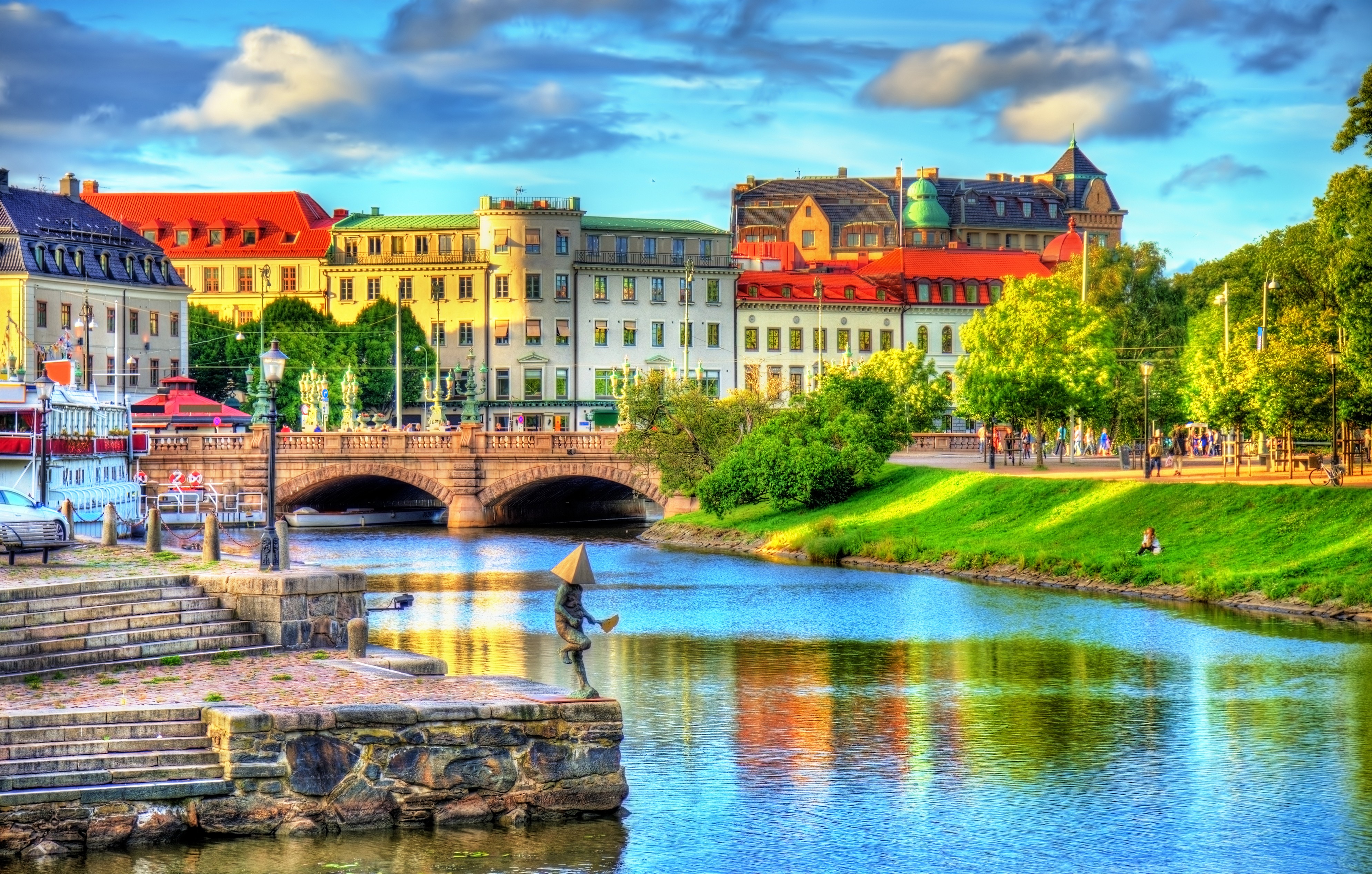 A canal in the historic centre of Gothenburg, Sweden. Photo: Shutterstock