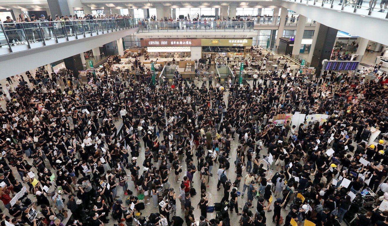 The airport has been beset by protests, which have had major repercussions for Cathay Pacific. Photo: Felix Wong