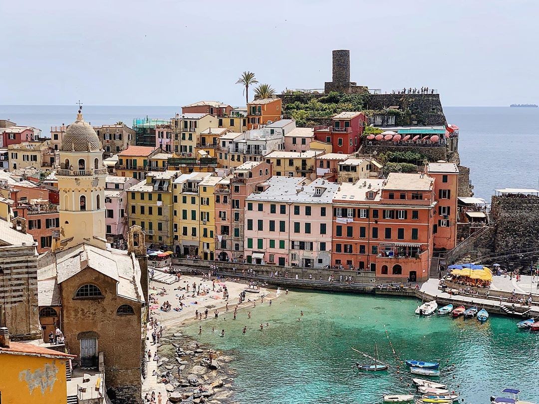 Picturesque Vernazza in Cinque Terre. The region's crystalline waters, cobblestone streets, castles, fresh seafood and colourful houses have made it a favourite posting subject on Instagram. Photo: Instagram