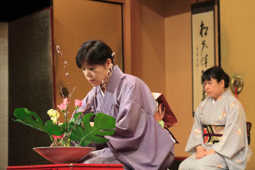 Ikebana is the Japanese art of flower arranging. Photo: Alamy