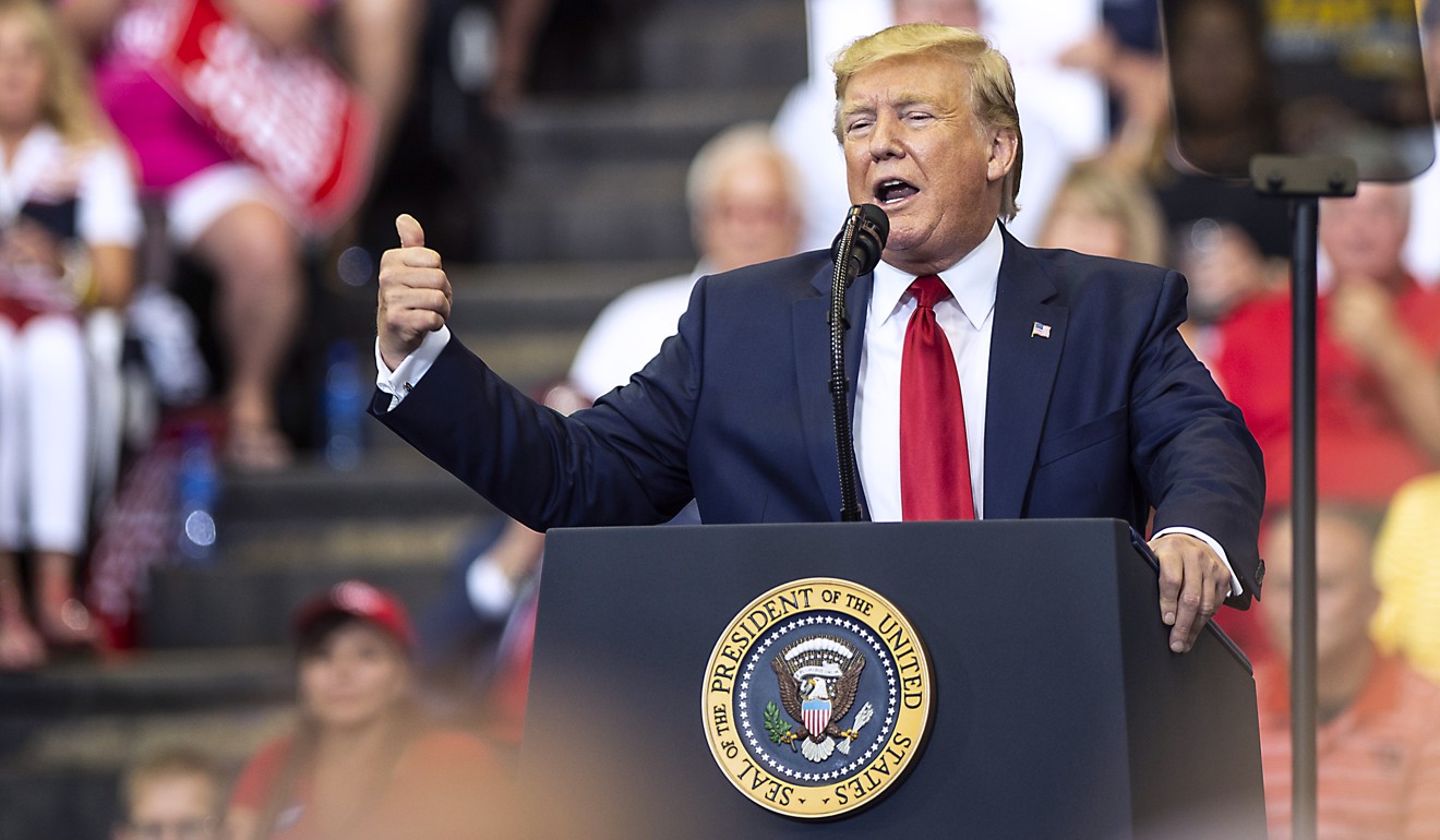 The trade war started by US President Donald Trump is now in its 13th month, with no resolution in sight. Photo: Bloomberg