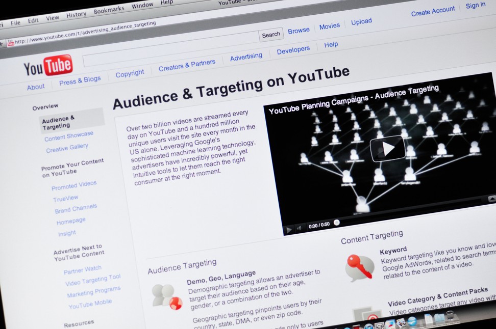 YouTube’s advertising strategy has seen it become one of the most financially successful websites on the internet. Photo: Alamy
