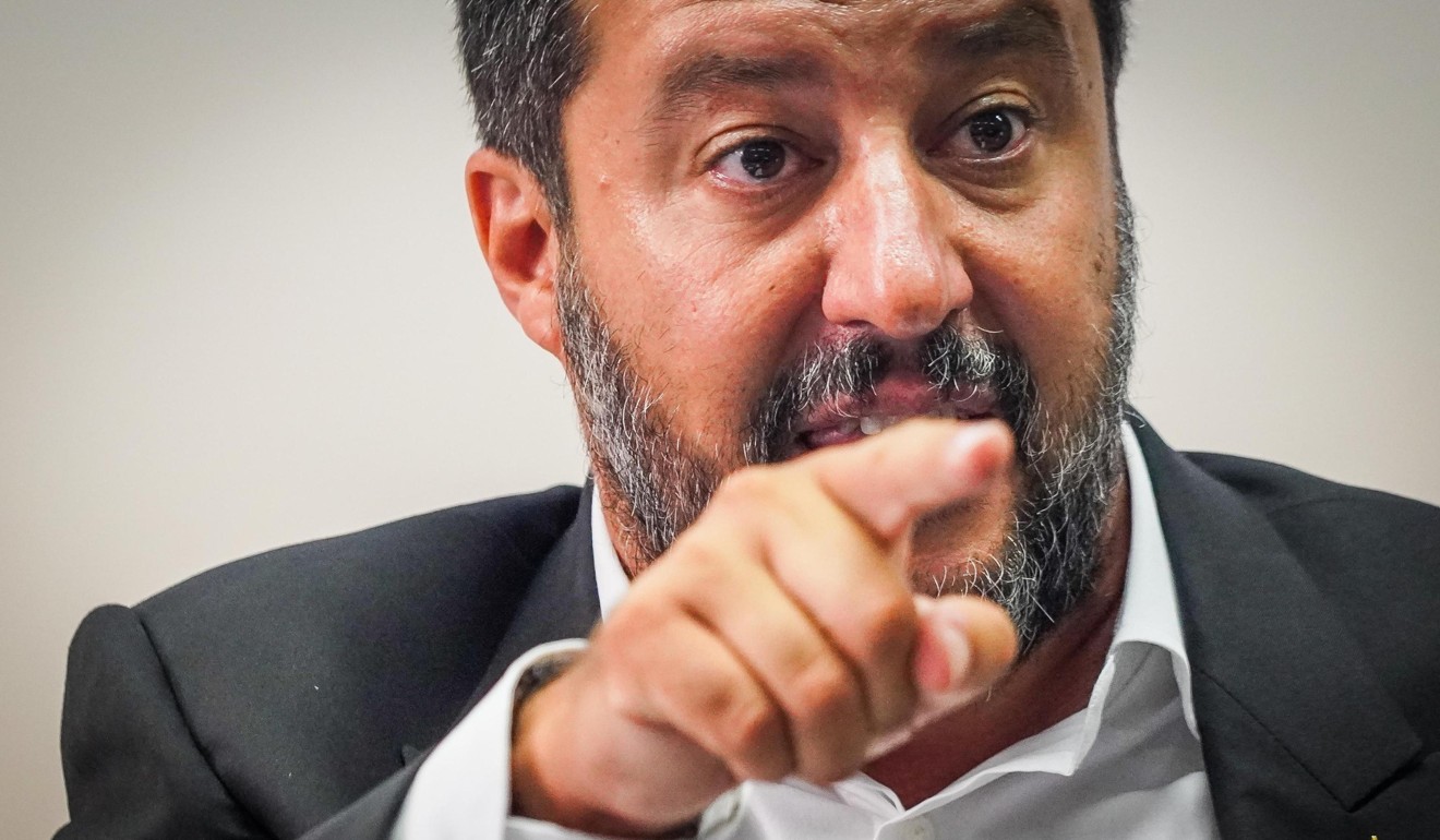 Italian Deputy Prime Minister and Interior Minister Matteo Salvini. Photo: ANSA via AP