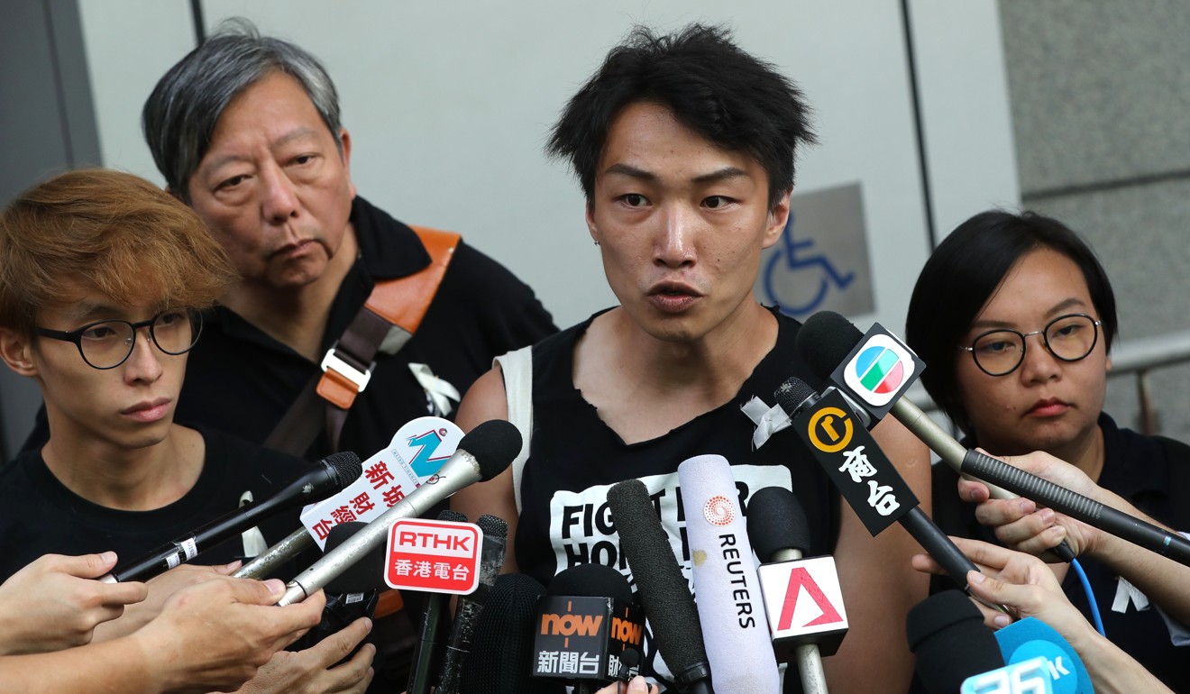 Jimmy Sham said the march was “exactly what Carrie Lam asked for”. Photo: Edward Wong