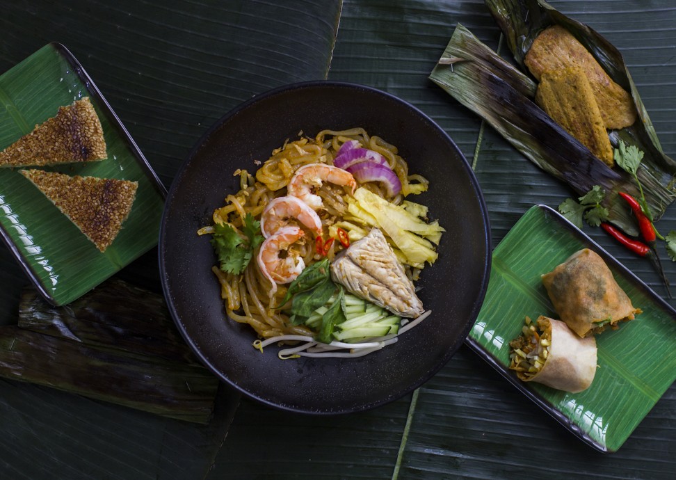 Stir-fried asam laksa, Tracy Goh’s modern take on the fish-based tamarind laksa. Photo: Handout