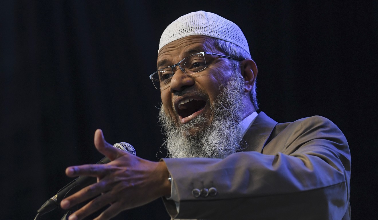 Islamic preacher Dr Zakir Naik. Photo: EPA-EFE