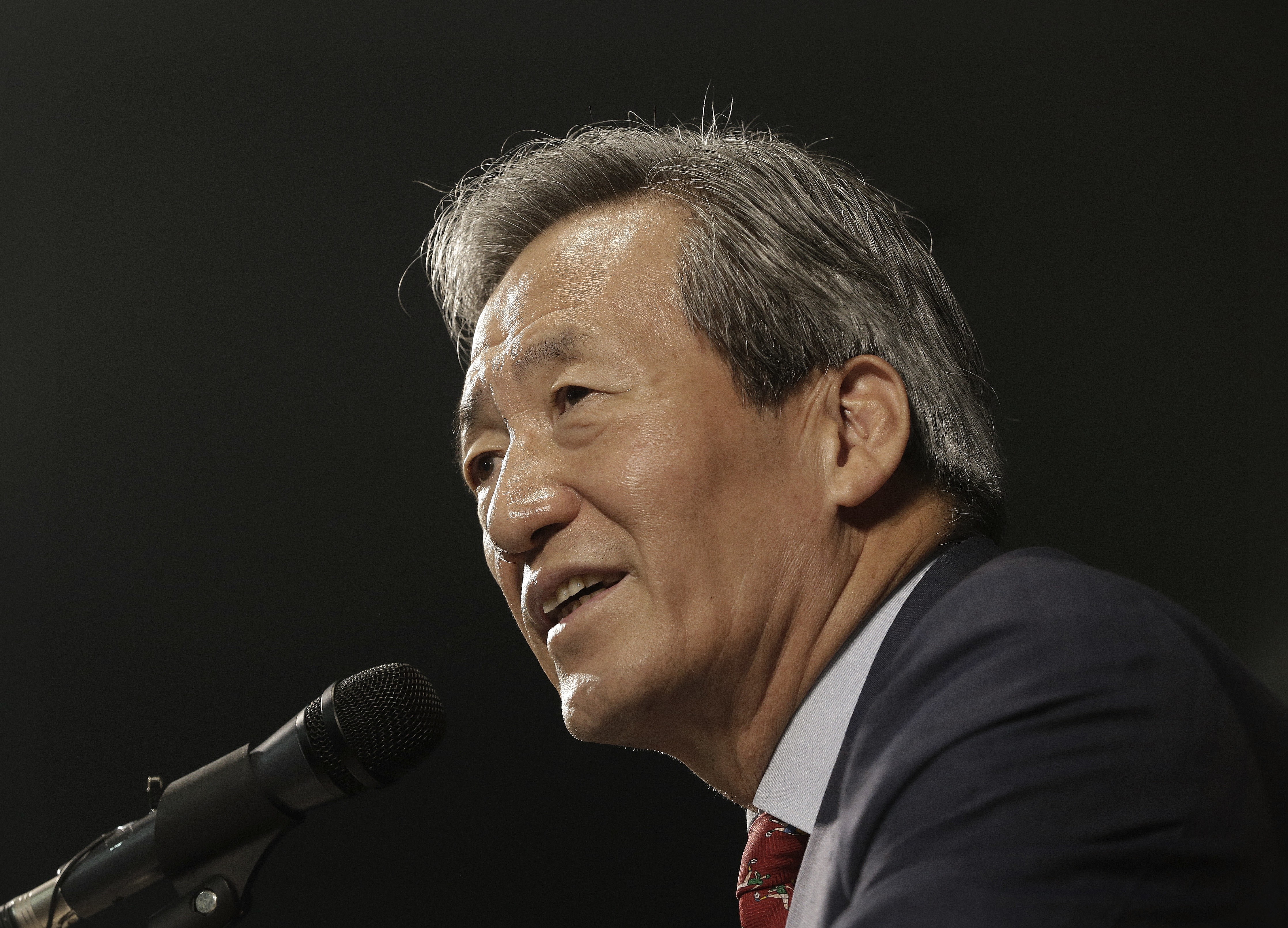 Hyundai Heavy’s biggest shareholder, Chung Mong-joon. His son is being groomed for a top role in the business. Photo: AP
