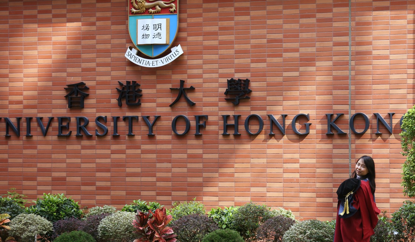 Students at the University of Hong Kong. Photo: Nora Tam