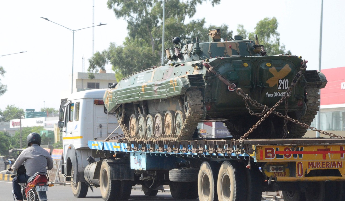 An Indian army convoy. Photo: AFP