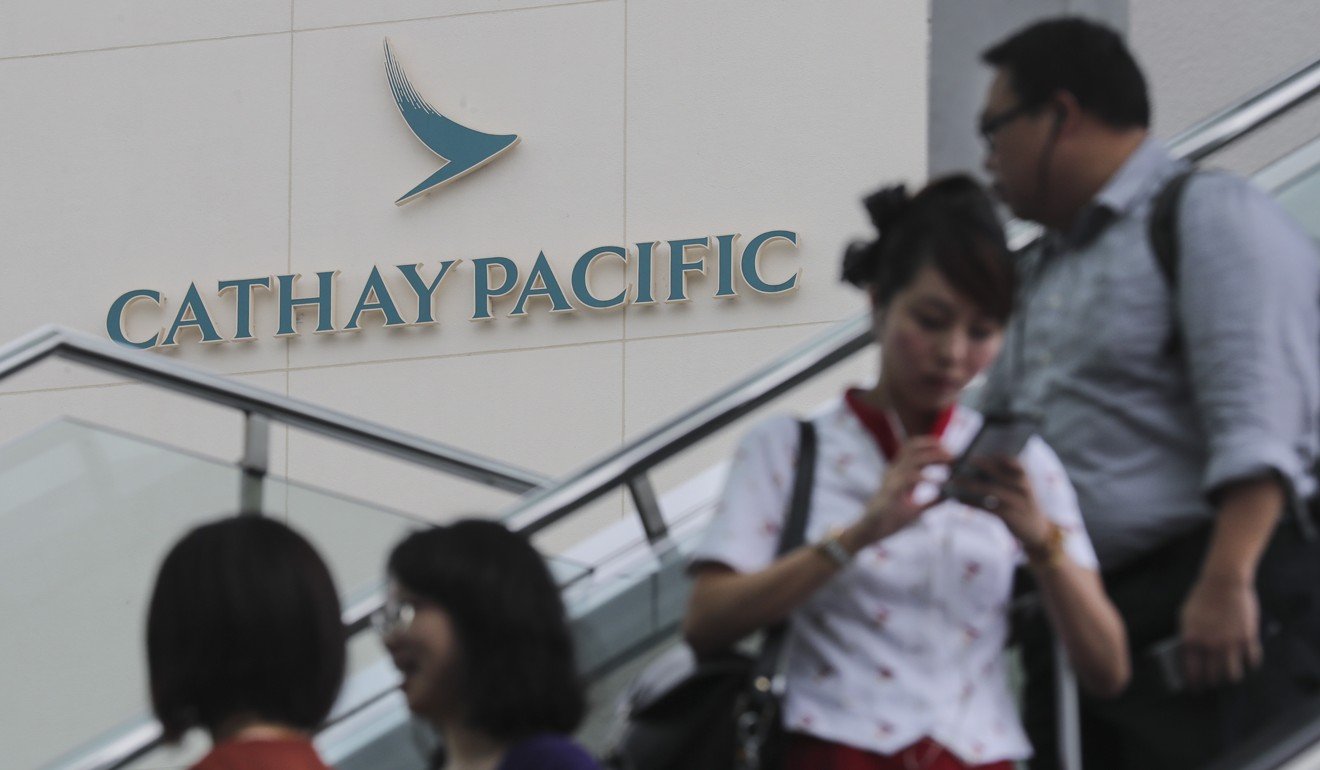 Cathay Pacific has already fired some staff members over the protest issue. Photo: Edward Wong